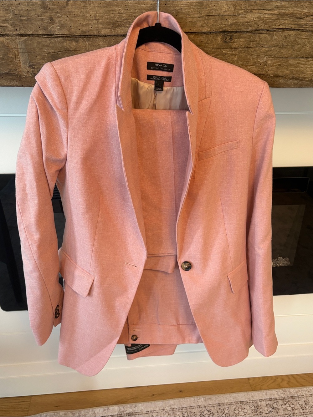 RW&Co Blush Pink Suit - Size 8